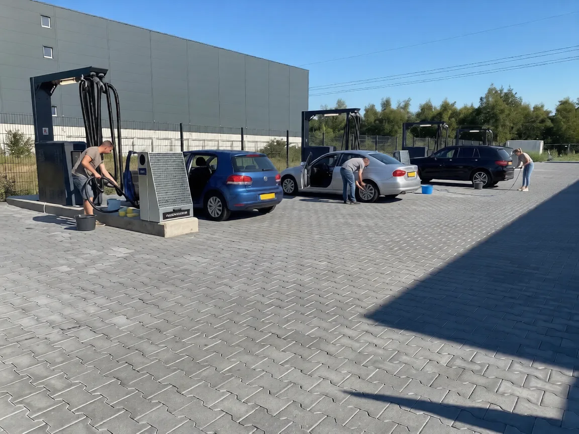 Leistungsstarke Staubsaugerplätze für die Innenreinigung bei Washfactory